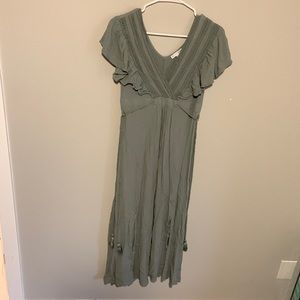 Baltic Børn dress, boho style with tie detail.